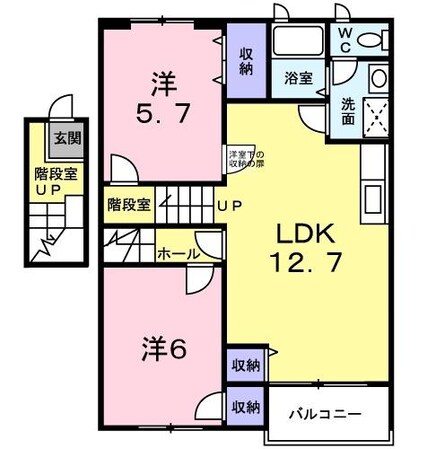 Ｅ・プラーノの物件間取画像